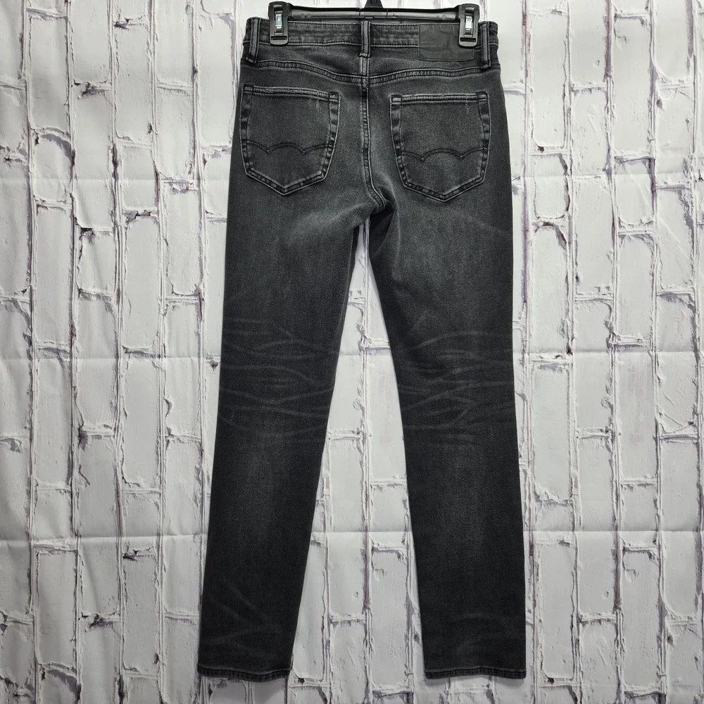 American Eagle AirFlex 360 Men's Size 29x30 Faded Black Distressed Skinny Jeans